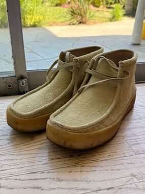 Clarks x Hidden Wallabee Cup Tan Suede